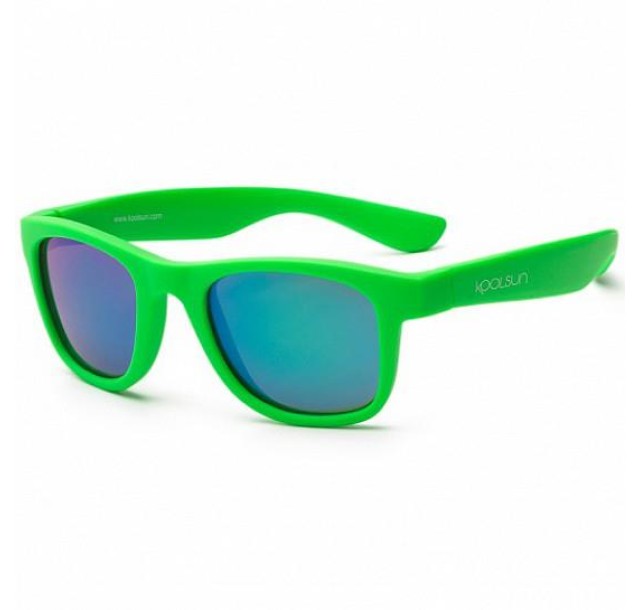 Дитячі сонцезахисні окуляри Koolsun Wave, 1-5р, неоново-зелений