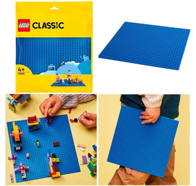 Конструктор LEGO Classic Базова пластина синього кольору