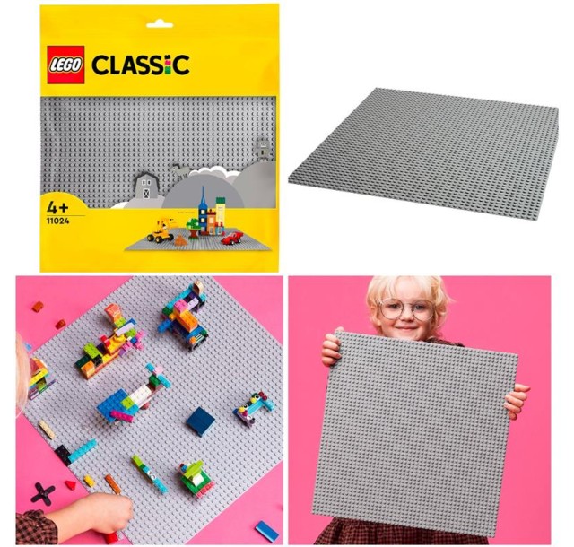 Конструктор LEGO Classic Базова пластина сірого кольору