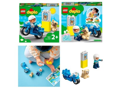 Конструктор LEGO DUPLO Town Поліцейський мотоцикл