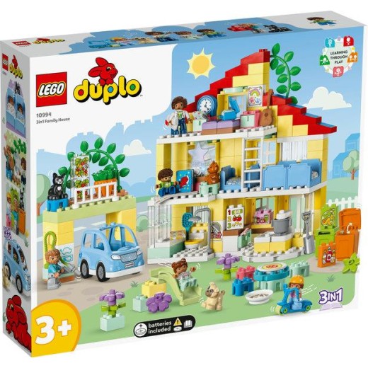 Конструктор LEGO DUPLO Town Сімейний будинок 3 в 1