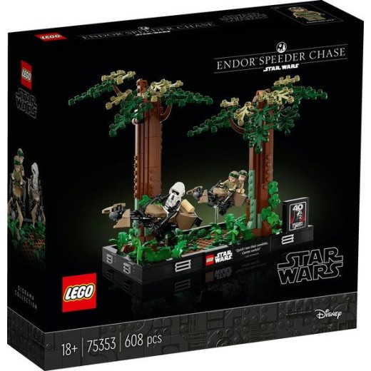 Конструктор LEGO Star Wars™ Діорама: Погоня на спідері на Ендорі
