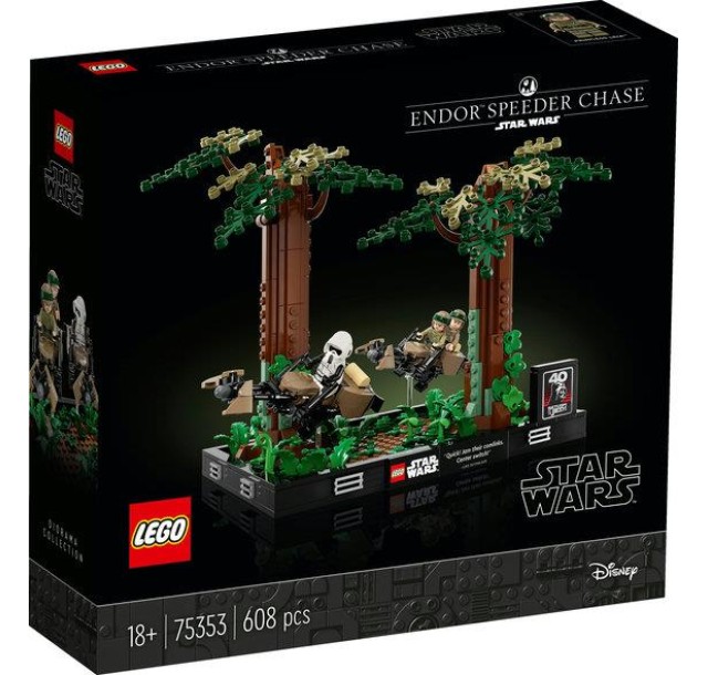 Конструктор LEGO Star Wars™ Діорама: Погоня на спідері на Ендорі