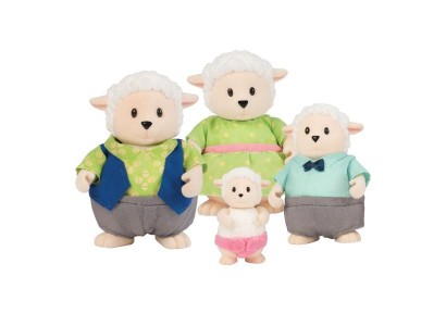 Набір фігурок Li'l Woodzeez Сім'я овечок 4од, книжка EN