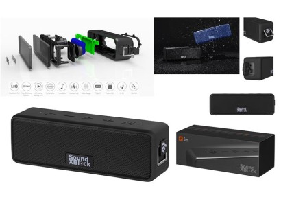 Акустична система 2E SoundXBlock TWS, MP3, Wireless, Waterproof Black