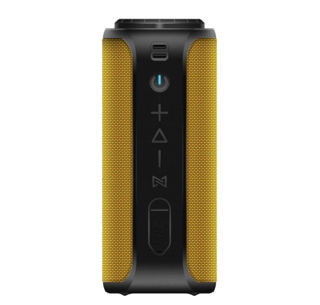Акустична система 2E SoundXTube TWS, MP3, Wireless, Waterproof Yellow