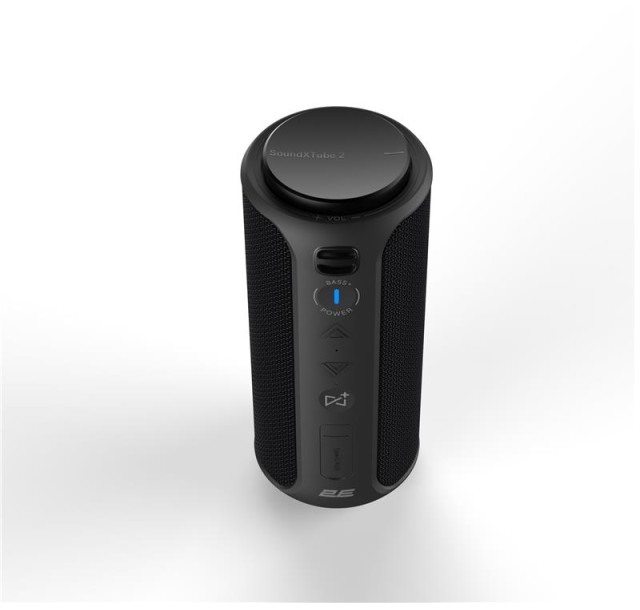 Акустична система 2E SoundXTube2 TWS, MP3, Wireless, Waterproof Black