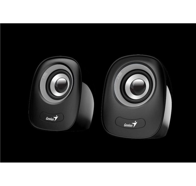 Акустична система Genius SP-Q160 2.0, USB, mini-jack сірий