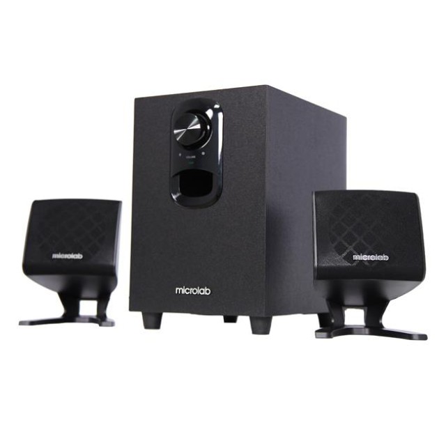 Акустична система MICROLAB M-108 2.1, 11W, mini-jack, чорний