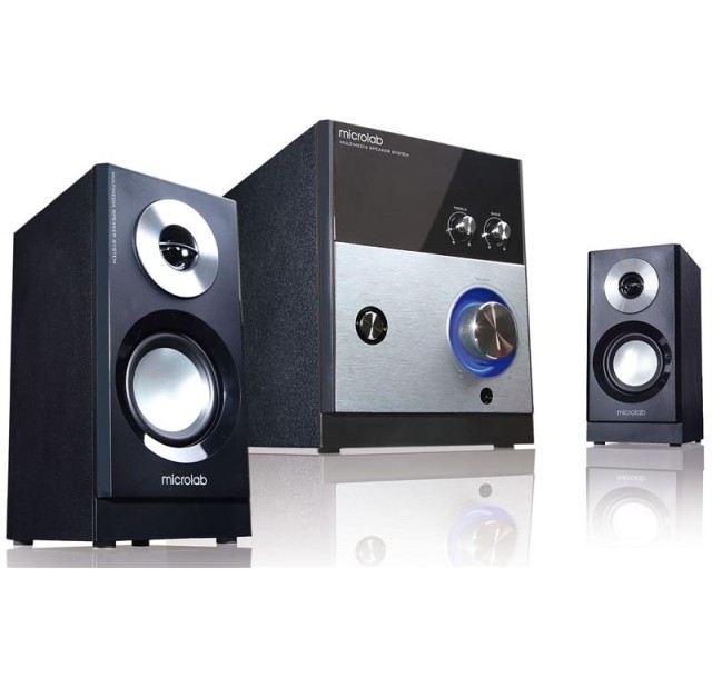 Акустична система MICROLAB M-880 2.1, 59W, mini-jack, чорний
