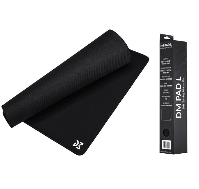 Ігрова поверхня Dream Machines DM Pad L Black 450x400x3