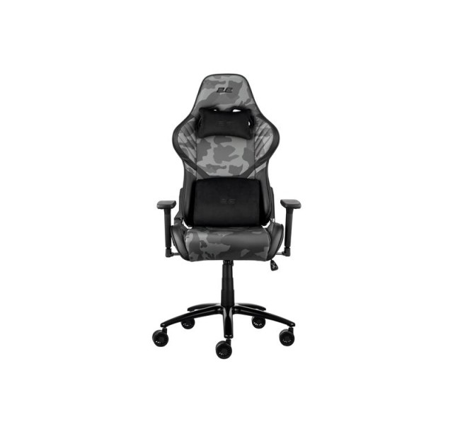 Крісло 2E GAMING HIBAGON II, ПУ шкіра, 3D-Armrests, чорно-зелений