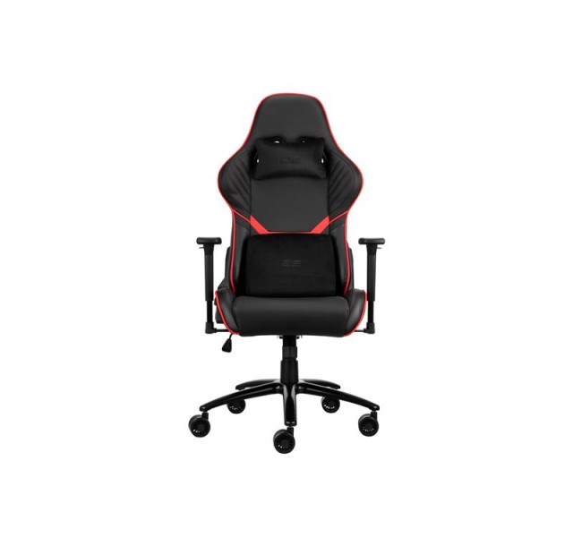 Крісло 2E GAMING HIBAGON II, ПУ шкіра, 3D-Armrests, чорно-червоний