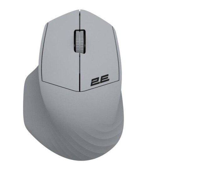 Миша 2E MF280 Silent, WL/BT, сірий