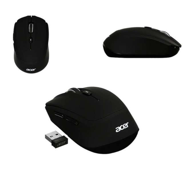 Миша Acer OMR050, WL/BT, чорний