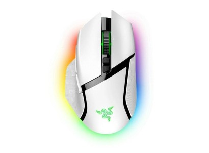 Миша Razer Basilisk V3 Pro, RGB, USB-A/WL/BT, білий