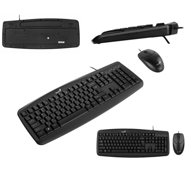 Комплект Genius Smart KM-200 Black Ukr