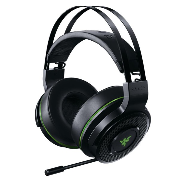 Гарнітура Razer Thresher Xbox One, USB-A/WL, чорно-зелений