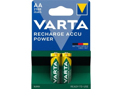 Акумулятор Varta NI-MH Power AA 2100 мА•г, 2шт