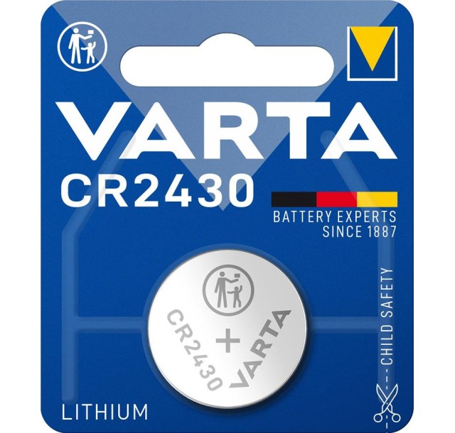 Батарейка Varta літієва CR2430  блістер, 1 шт
