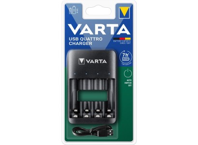 Зарядний пристрій  Varta Value USB Quattro Charger pro, для АА/ААА акумуляторів