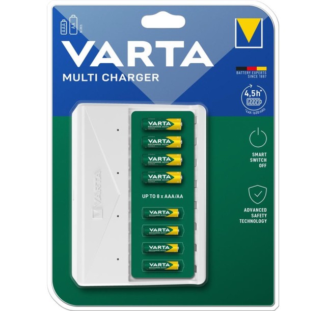 Зарядний пристрій VARTA Multi Charger для АА/ААА акумуляторів