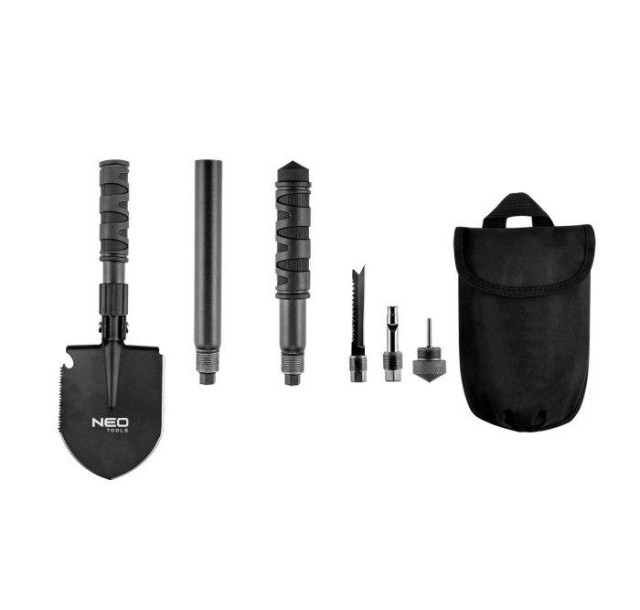 Лопата складана Neo Tools, 8в1, 63см, 0.92кг, чохол