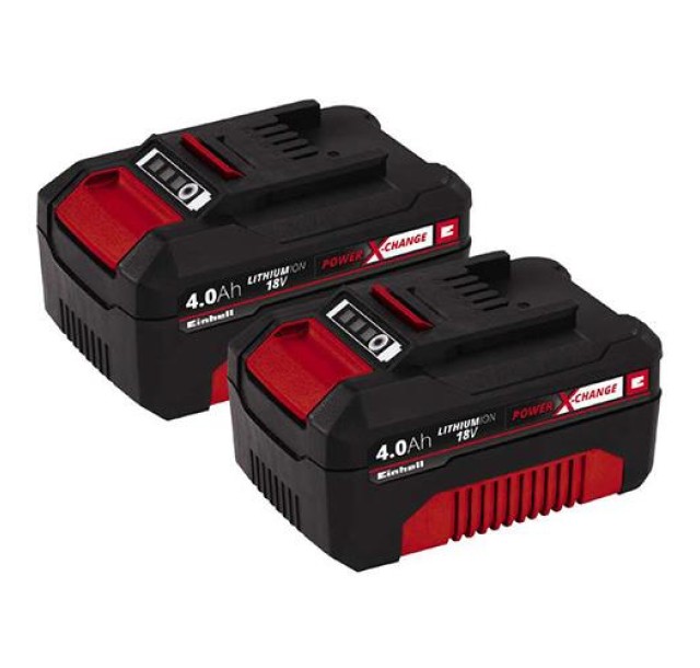 Акумулятор Einhell Twinpack 18V 4.0Ah, PXC, 2шт., 1.47кг