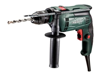 Дриль ударний Metabo SBE 650, швидкозажимний патрон, коробка
