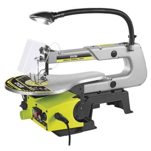 Лобзик стаціонарний Ryobi RSW1240G 125Вт,  550-1700 об/хв, хід 20мм, ріжуча здатність 405мм