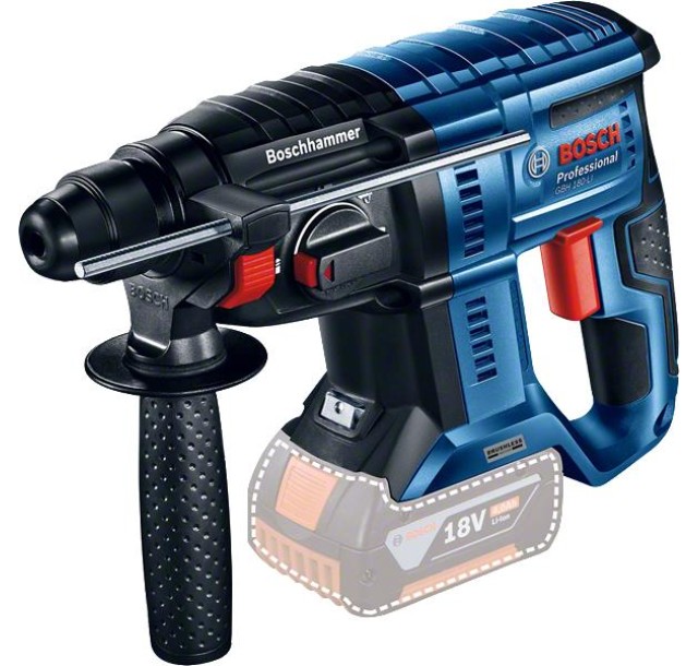 Перфоратор Bosch GBH 180-LI SOLO, акумуляторний, 18, 2 Дж, 2.3 кг