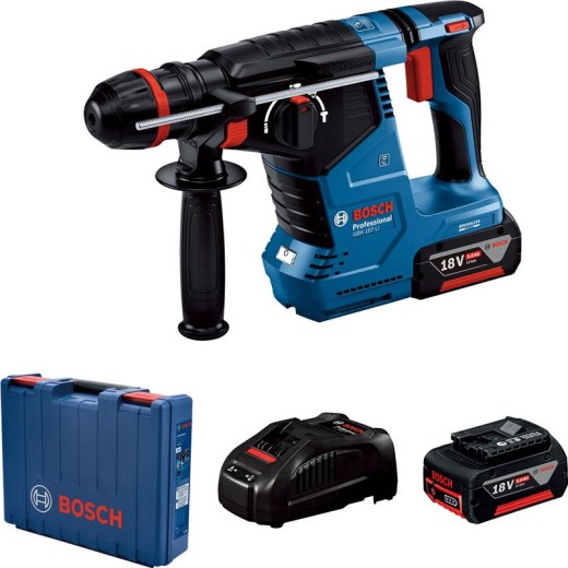 Перфоратор Bosch GBH 187-LI ONE Chuck акумуляторний, 2*18 В 5 Аг, с 2 акб GBA 18V 5.0Ah, 2.4 Дж, 980 об/хв, 2.9 кг