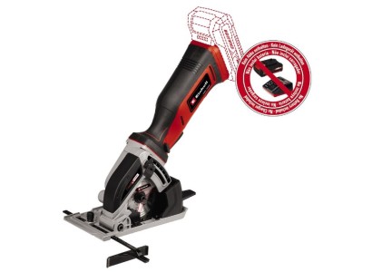 Міні-пила циркулярна Einhell TE-CS 18/89 Li - Solo акум., PXC, 18В, 3500 об/хв, диск 89х10 мм, 1.72 кг (без АКБ і ЗП)