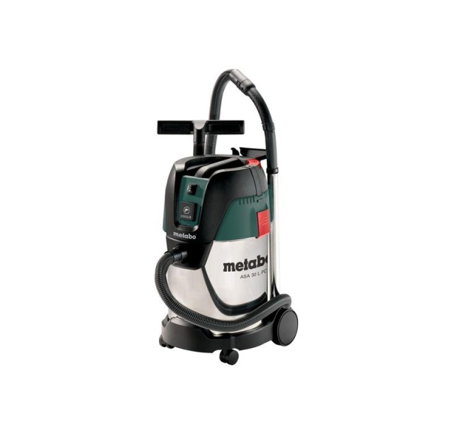 Пилосос професійний Metabo ASA 30 L PC Inox, 1250Вт, 210мБар, контейнер 30л, 9.6кг
