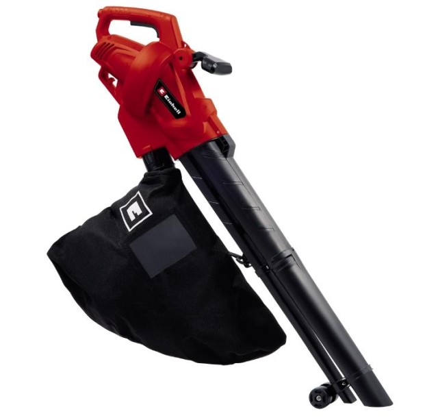 Повітродув-пилосос садовий Einhell GC-EL 3024 E, 3000 Вт, 3в1, 240км/год, 650куб/год, мішок 40л, 3.13кг