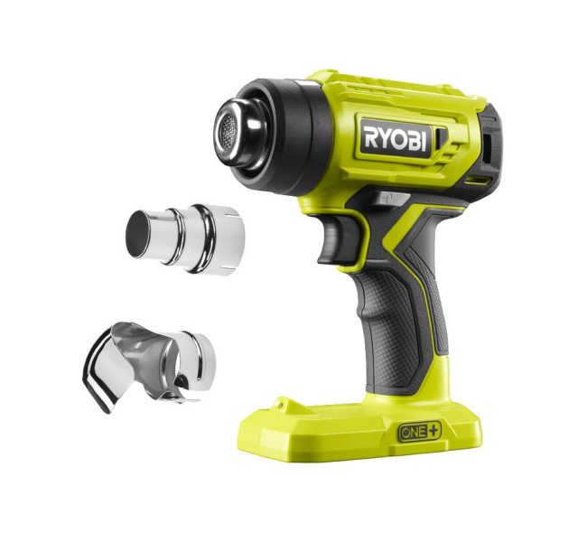 Фен будівельний акумуляторний Ryobi R18HG-0, 18В ONE+, 0-470°C, 170л/хв, без АКБ та ЗП