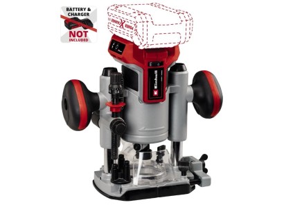 Фрезер акумуляторний Einhell TP-RO 18 Li BL - Solo, 18В, цанга 6 та 8мм, 10000-30000об/хв, 2.26кг, без АКБ та ЗП