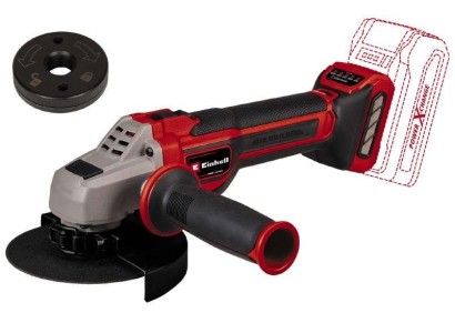 Шліфмашина кутова акумуляторна Einhell TP-AG 18/125 CE Q Li - Solo, PXC, 125мм, 18В, 3000-10500об/хв, постійні оберти, 1.7кг, без АКБ і ЗП