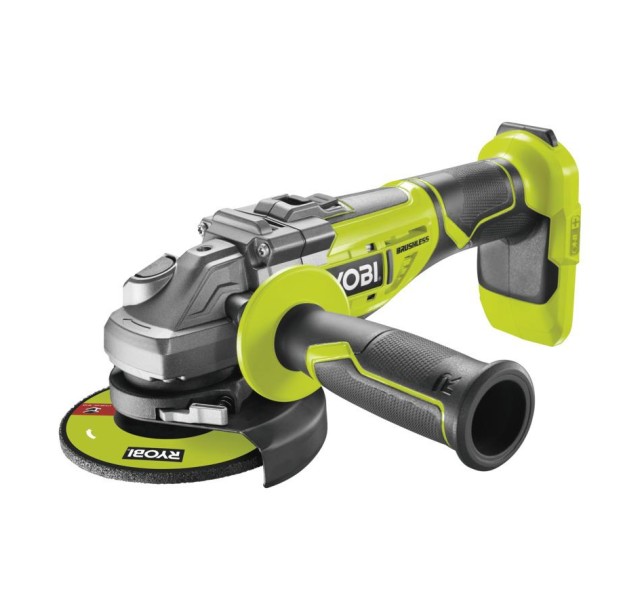 Шліфмашина кутова акумуляторна Ryobi R18AG7-0, 125мм, 18В, 11000об/хв, ONE+, безщіткова, 2.2кг, без АКБ та ЗП