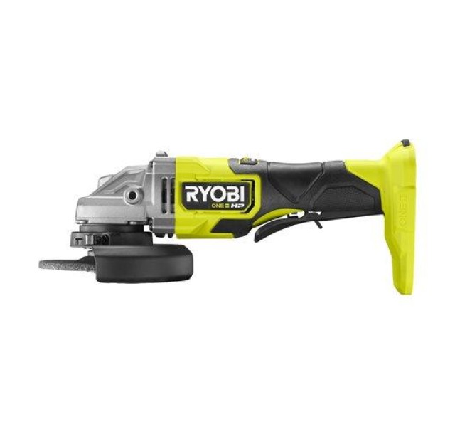 Шліфмашина кутова акумуляторна Ryobi RAG18X-0, 125мм, 18В, 9200об/хв, ONE+ НР, безщіткова, 2.15кг, без АКБ та ЗП
