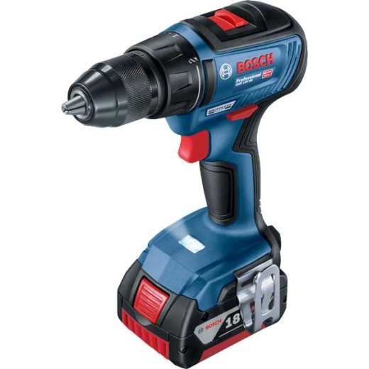 Шурупокрут-дриль акумуляторний Bosch GSR 18 V-50, 18В 2x2Aг, 50Нм,20+1, 460/1800об/хв, 1кг