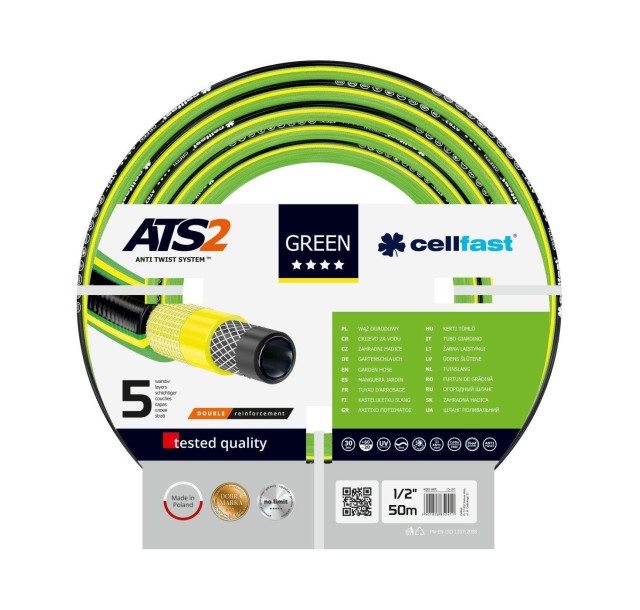Шланг садовий Cellfast GREEN ATS, 1/2