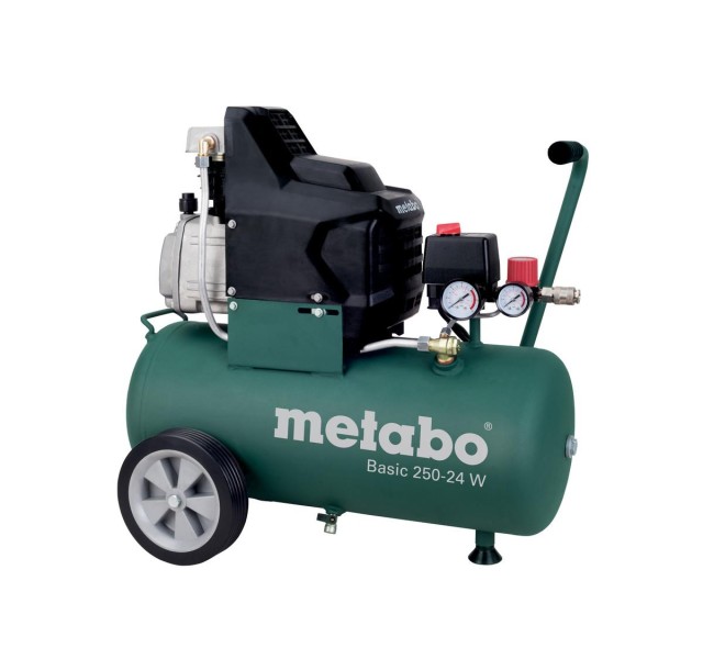 Компресор повітряний Metabo Basic 250-24 W, 1500Вт, 24л, 110л/хв, , 8бар