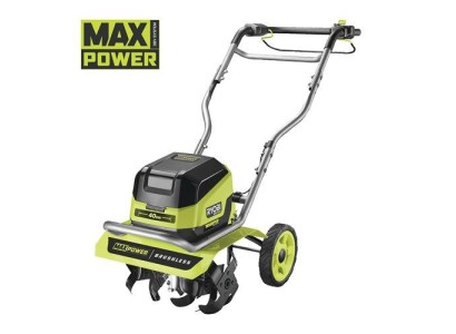 Культиватор акумуляторний Ryobi RY36CVXA-0, 36В MAX POWER, ширина 40см, безщітковий, регулювання глибини обробки, 28кг (без АКБ та ЗП)