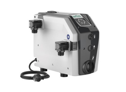 Насосна станція Wilo Isar BOOST5-E-3, для підвищення тиску, G 1, 5м куб., 5.5 бар, 0.75 кВт, 230В