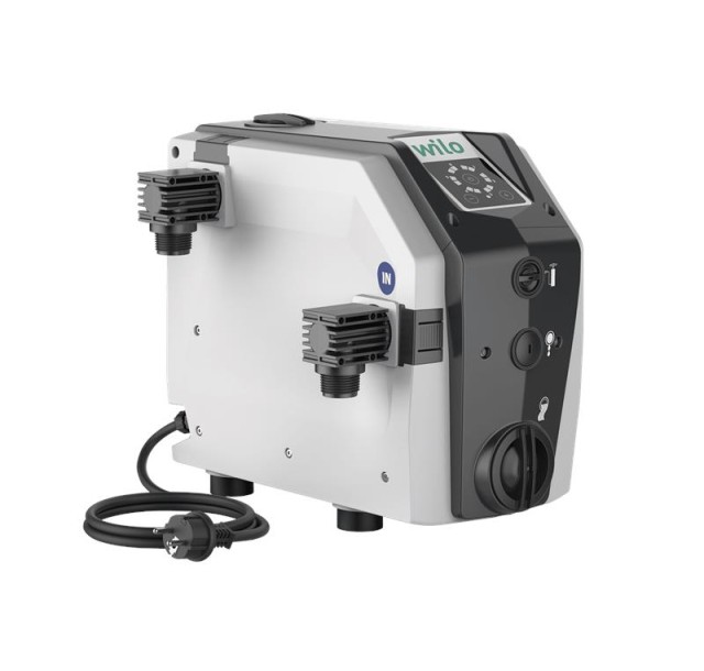 Насосна станція Wilo Isar BOOST5-E-5, для підвищення тиску, G 1, 7м куб., 5.5 бар, 1.1 кВт, 230В