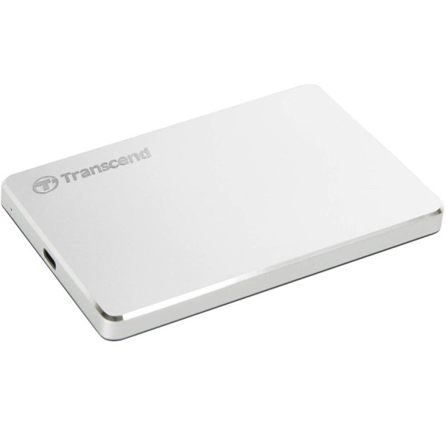 Портативний жорсткий диск Transcend 1TB USB 3.1 Type-C StoreJet 25C3S Срібний