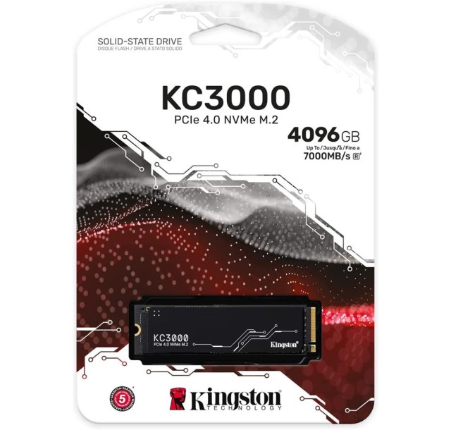 Накопичувач SSD Kingston M.2 4TB PCIe 4.0 KC3000
