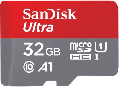 Карта пам'яті SanDisk microSD   32GB C10 UHS-I R100MB/s Ultra