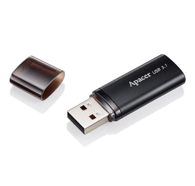 Накопичувач Apacer 128GB USB 3.1 Type-A AH25B Чорний